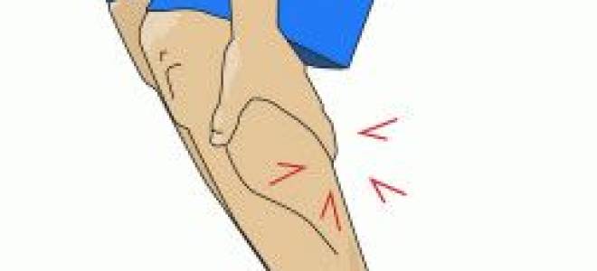 Ночью свело икру на ноге утром больно ходить